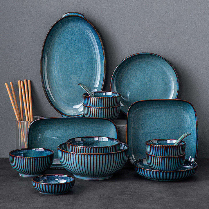 Céleste Nordic Blue Dinner Set