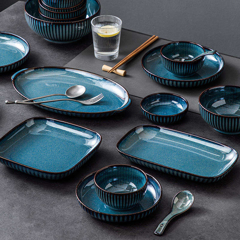 Céleste Nordic Blue Dinner Set