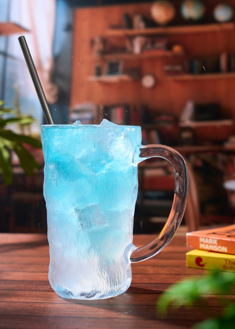 Lucid Cascade Glass With Handle - Set of 6 (370ML)