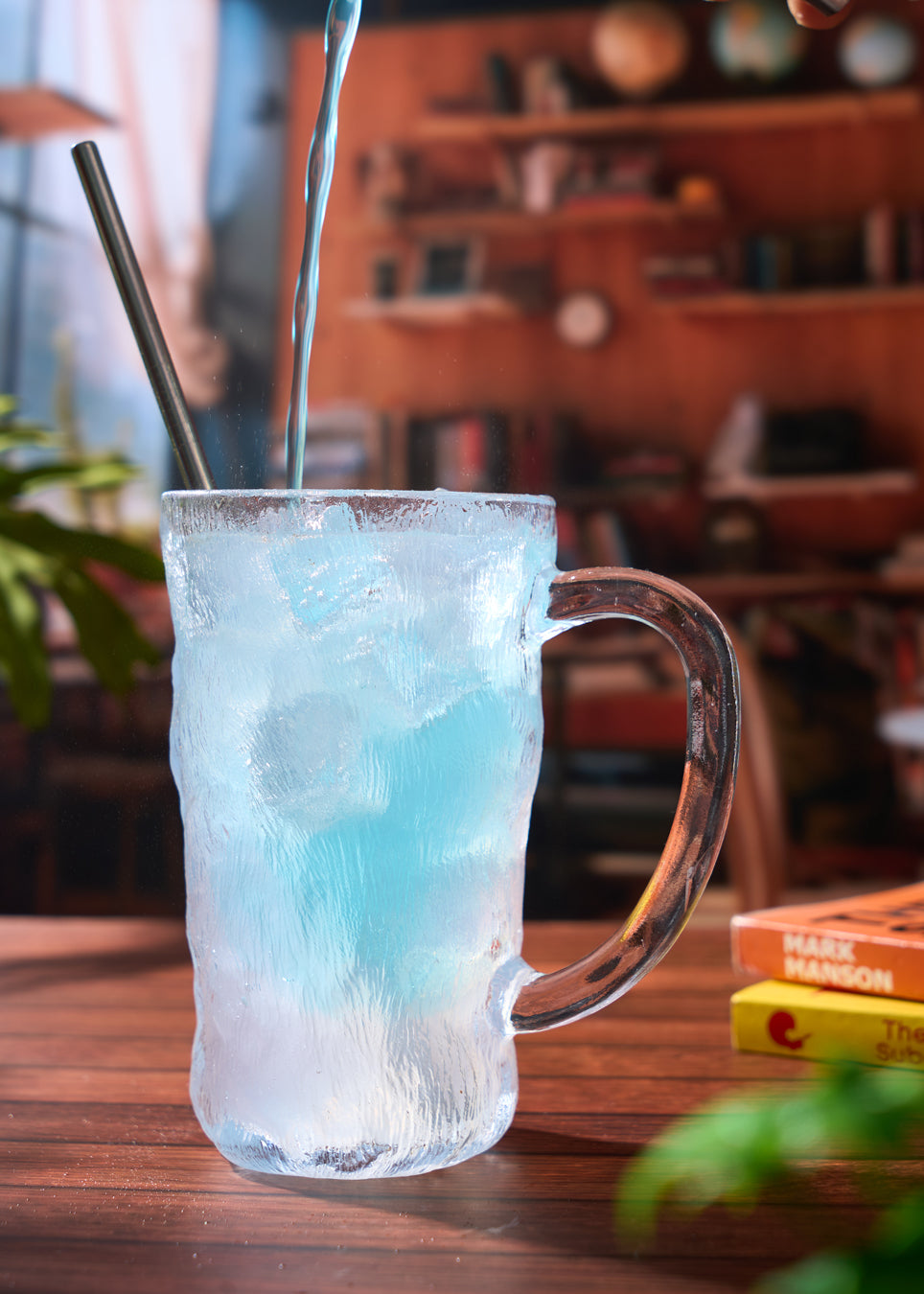 Lucid Cascade Glass With Handle - Set of 6 (370ML)