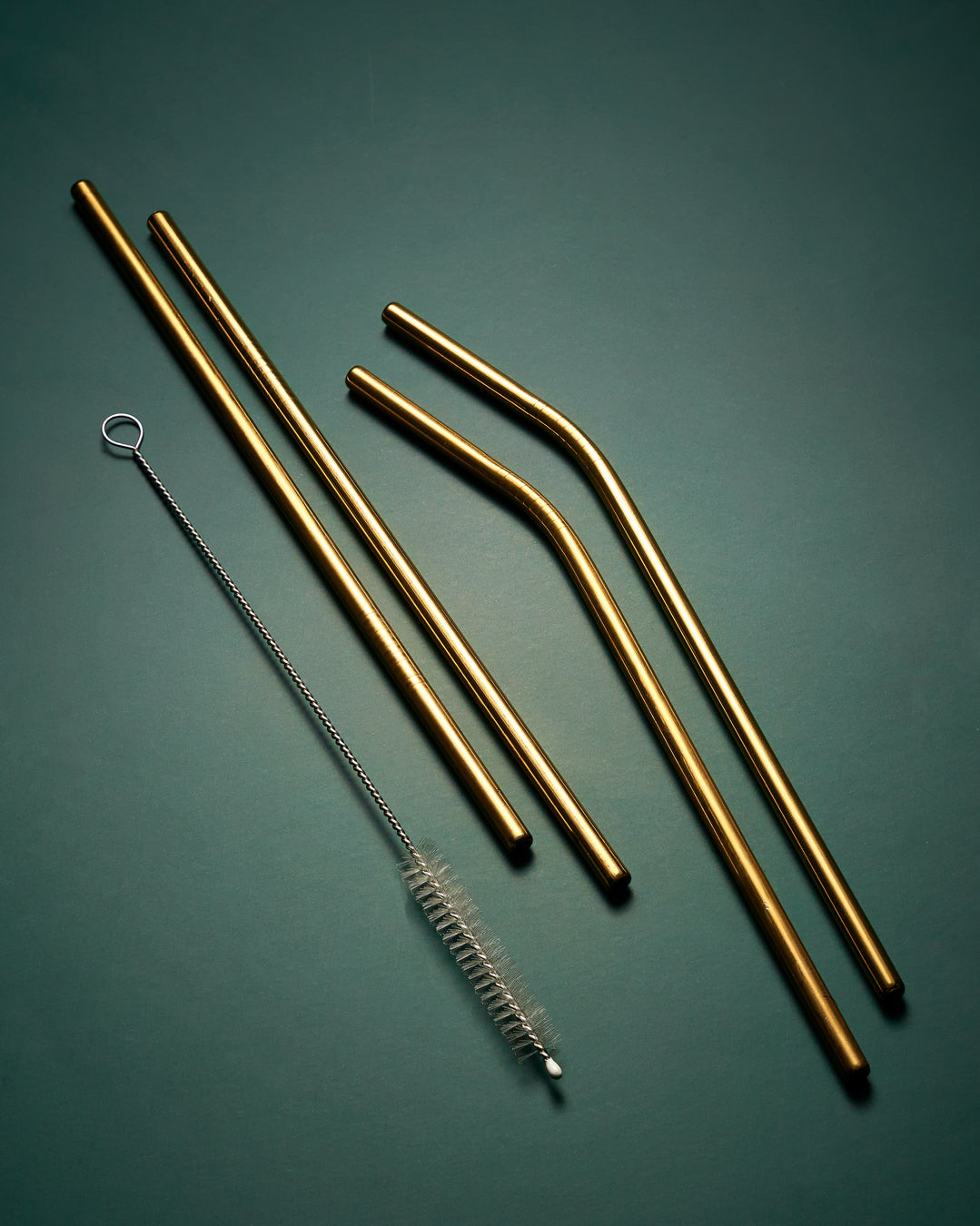 SPECTRUM STRAWS PACK OF 5PCS (Gold)