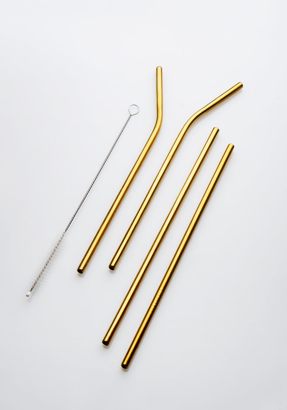 SPECTRUM STRAWS PACK OF 5PCS (Gold)