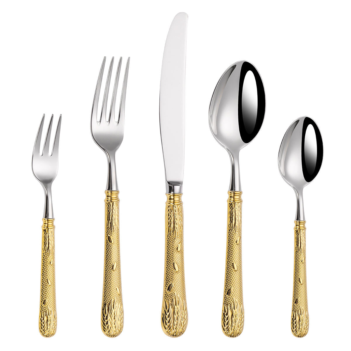 Royal Harvest Gold Cutlery Set