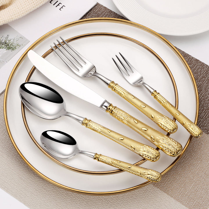 Royal Harvest Gold Cutlery Set